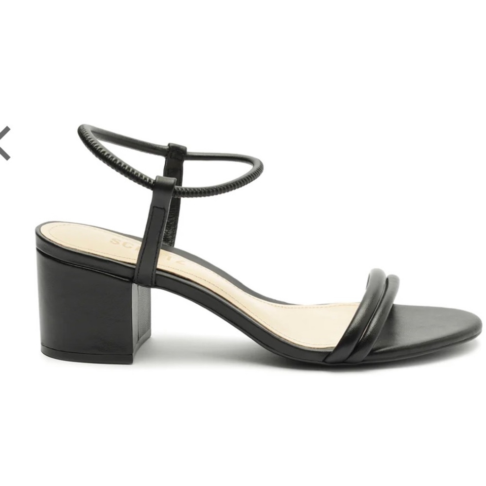 Schutz Black leather Gimenez Sandal 6.5